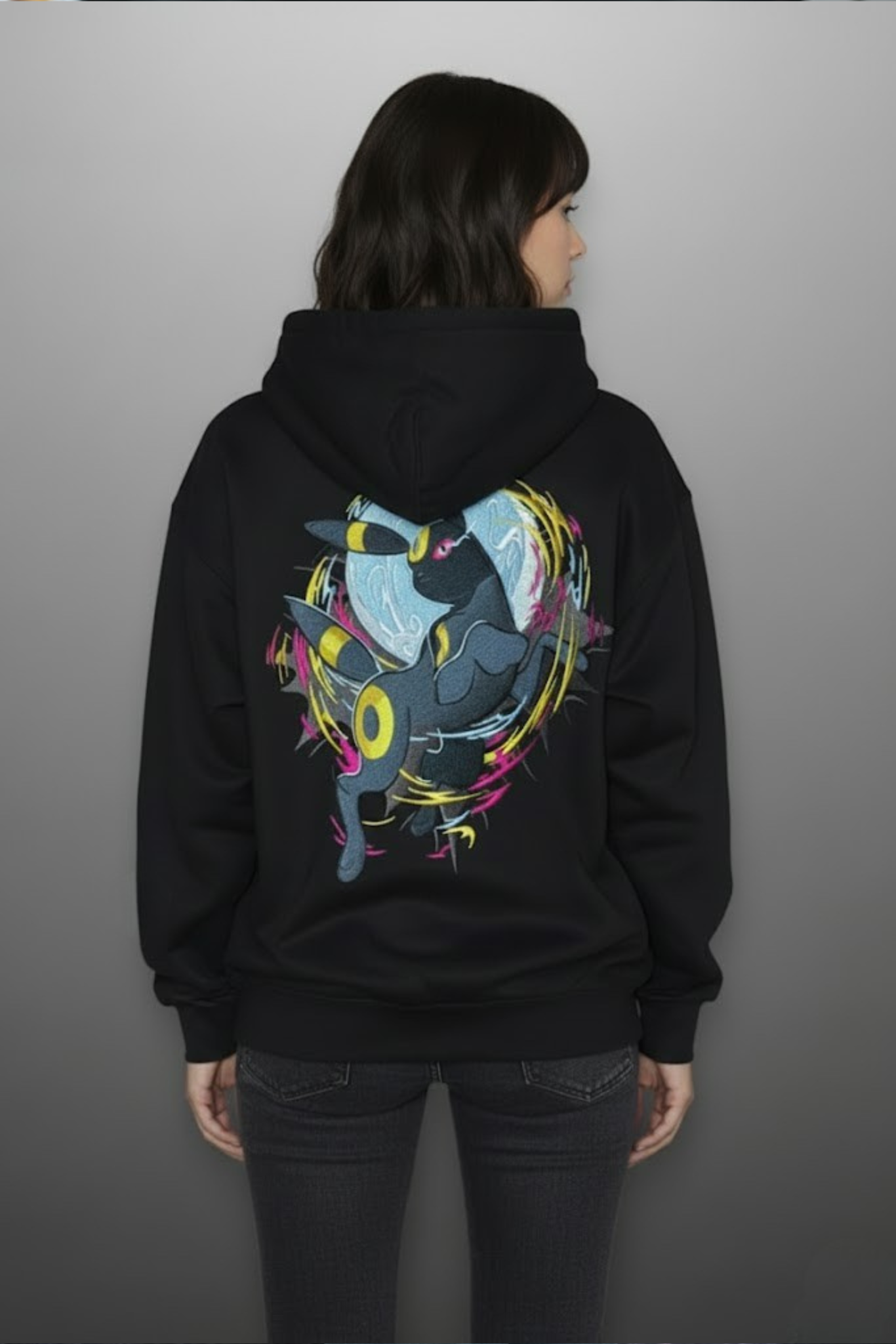 Umbreon #0197 Embroidered hoodie