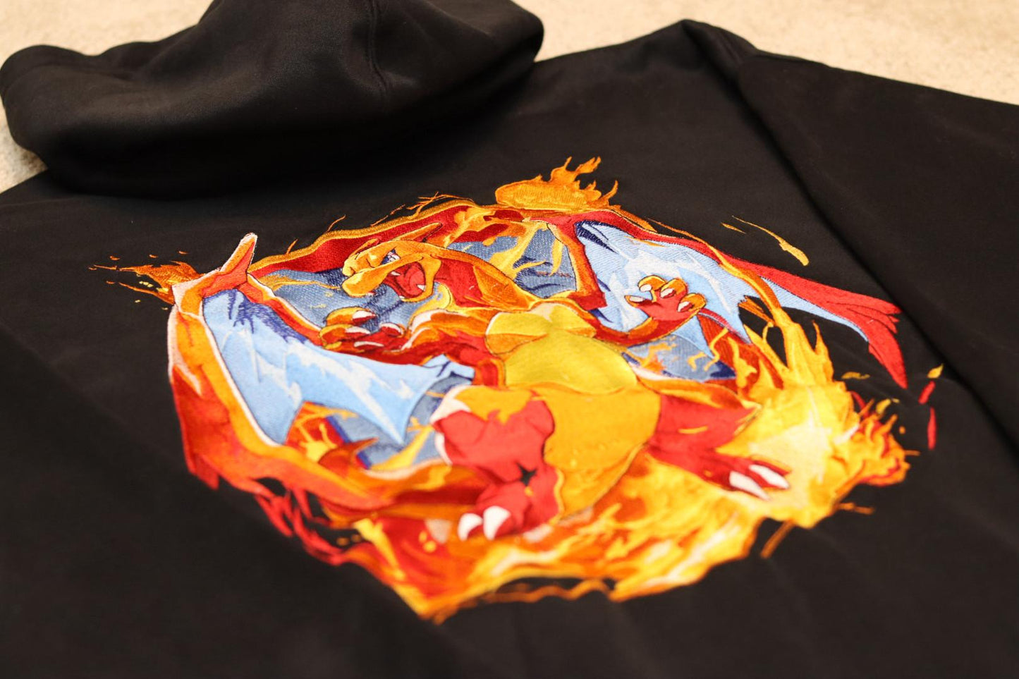 Charizard #0006 Embroidered Hoodie