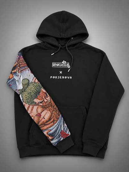 Zoro x Pokie Nova Three Sword Tapestry Hoodie