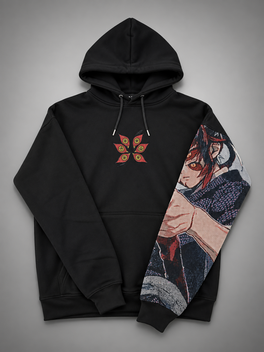 Kokushibo Moon Breathing Tapestry Hoodie