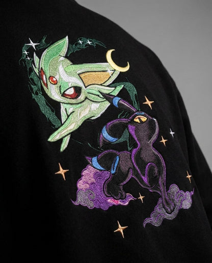 GS Espeon & Umbreon Eclipse Bond Embroidered Hoodie
