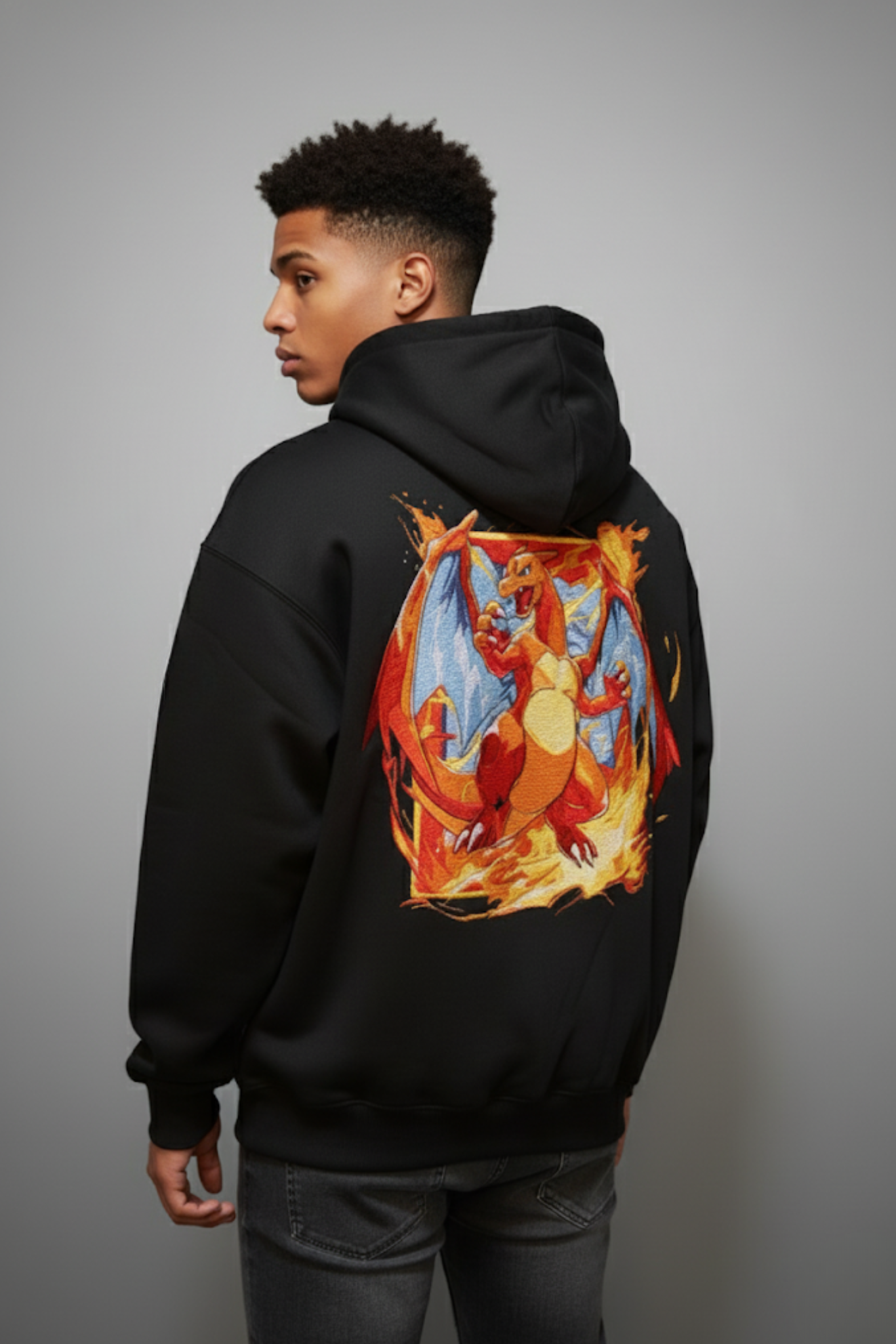 Charizard #0006 Embroidered Hoodie
