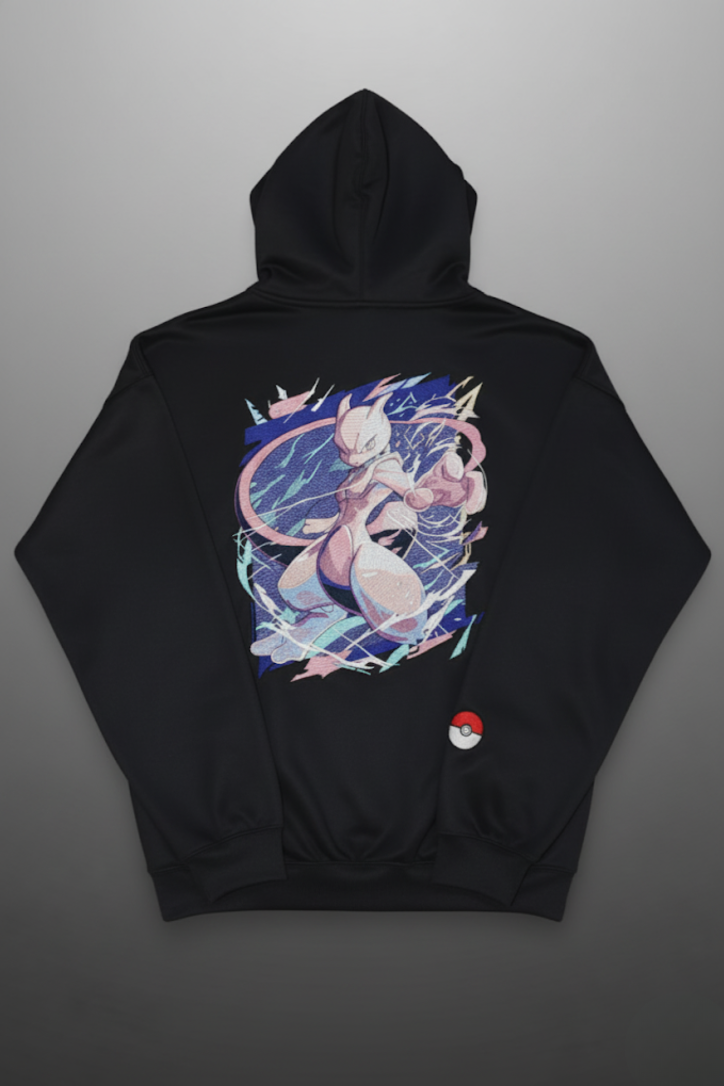 Mewtwo #0150 Embroidered Hoodie