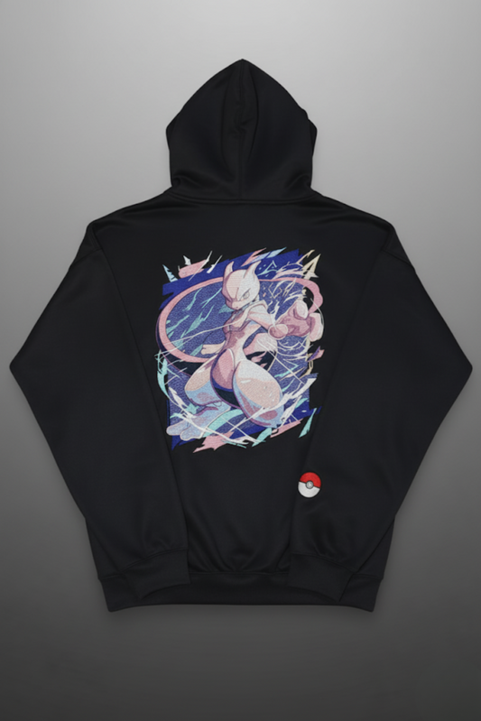 Mewtwo #0150 Embroidered Hoodie