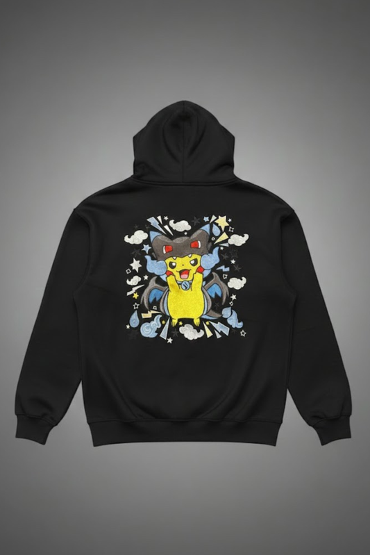 PRE-ORDER LIMITED EDITION Pikachu Mega Charizard Poncho Hoodie