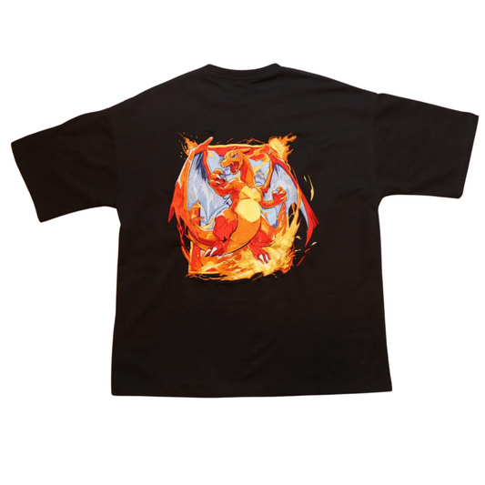 Charizard Embroidery T-shirt