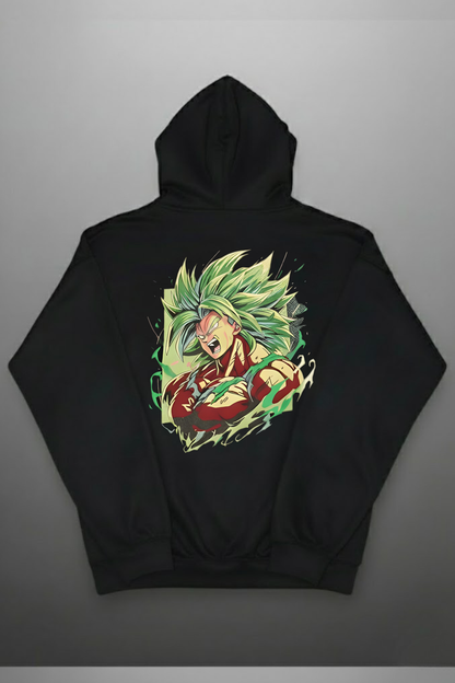 Broly's Rage Legendary super Sayian Embroidered Hoodie