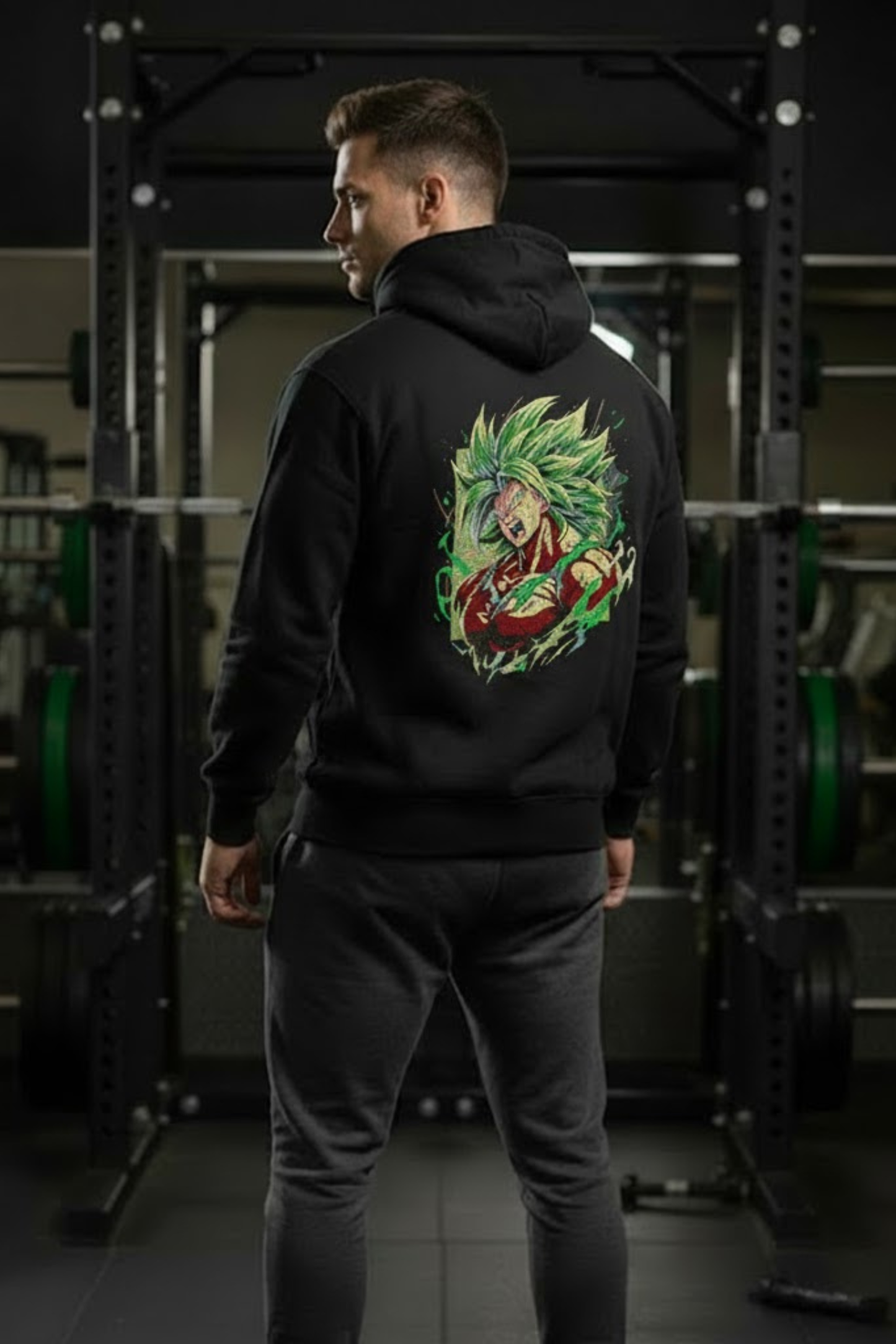 Broly's Rage Legendary super Sayian Embroidered Hoodie